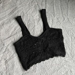 NWT crochet crop top